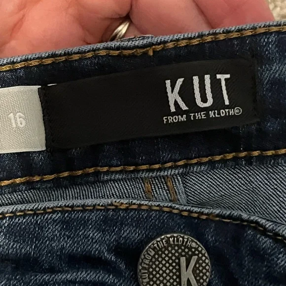Kut from the Kloth Charlottee Fab Ab Culotte Jeans - Picture 5 of 10